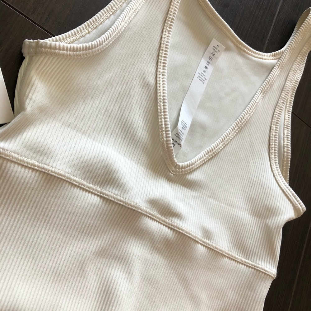 Lululemon Power Pivot Tank *Rib - Light Ivory - Picture 8 of 8